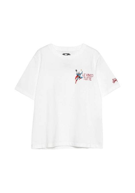 T-shirt con stampa SAINT BARTH | POT0002 PORTOFINO JR00841L SUPERMAN VINCO 01N EMB